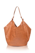 Tulip Medium Leather Tote Bag-2
