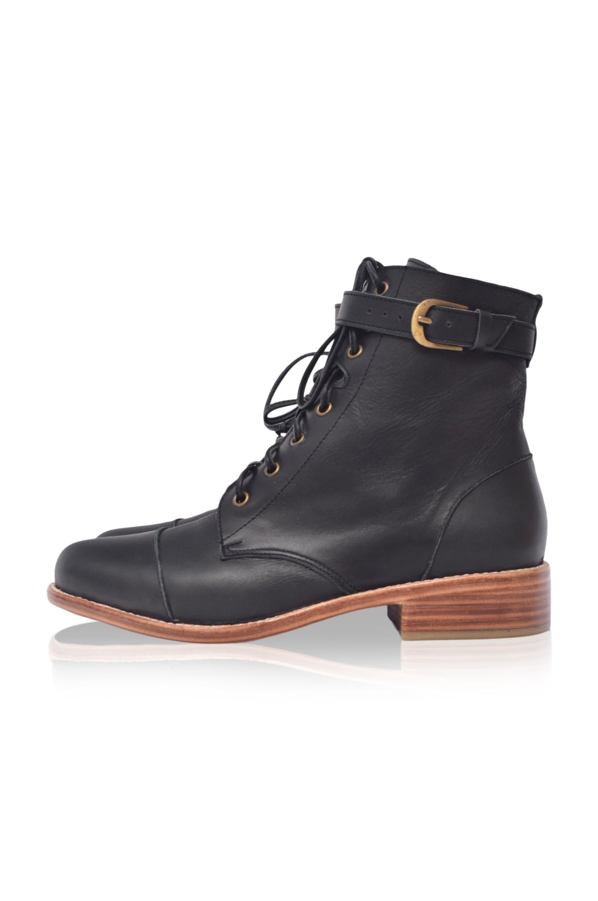 Valley Dream Lace Up Leather Boots-4