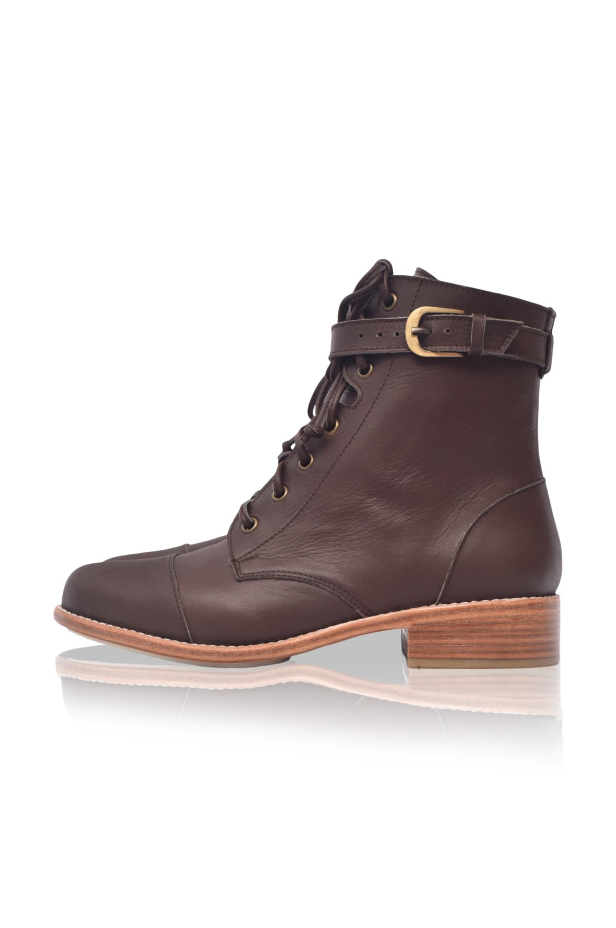 Valley Dream Lace Up Leather Boots-4