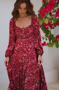 Verona Long Sleeve Midi Dress-0