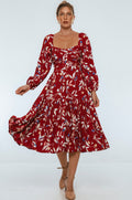 Verona Long Sleeve Midi Dress-1