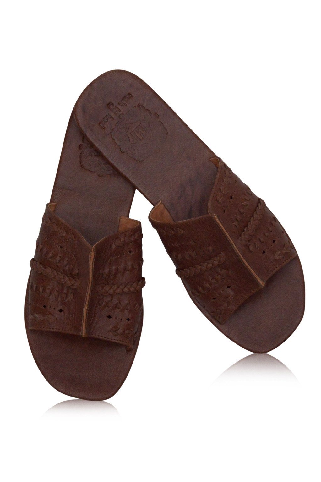 Dolce Vita Leather Slide Sandals-6