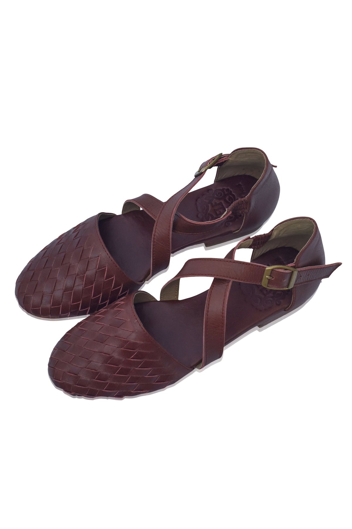Riviera Woven Leather Flats-4
