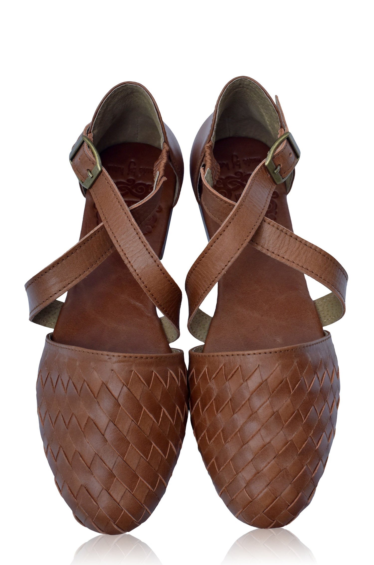Riviera Woven Leather Flats-9