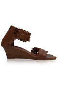 Magdalena Wooden Wedge Sandals-0