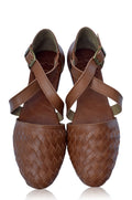 Riviera Woven Leather Flats-1
