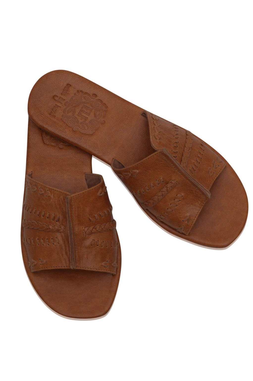 Dolce Vita Leather Slide Sandals-0