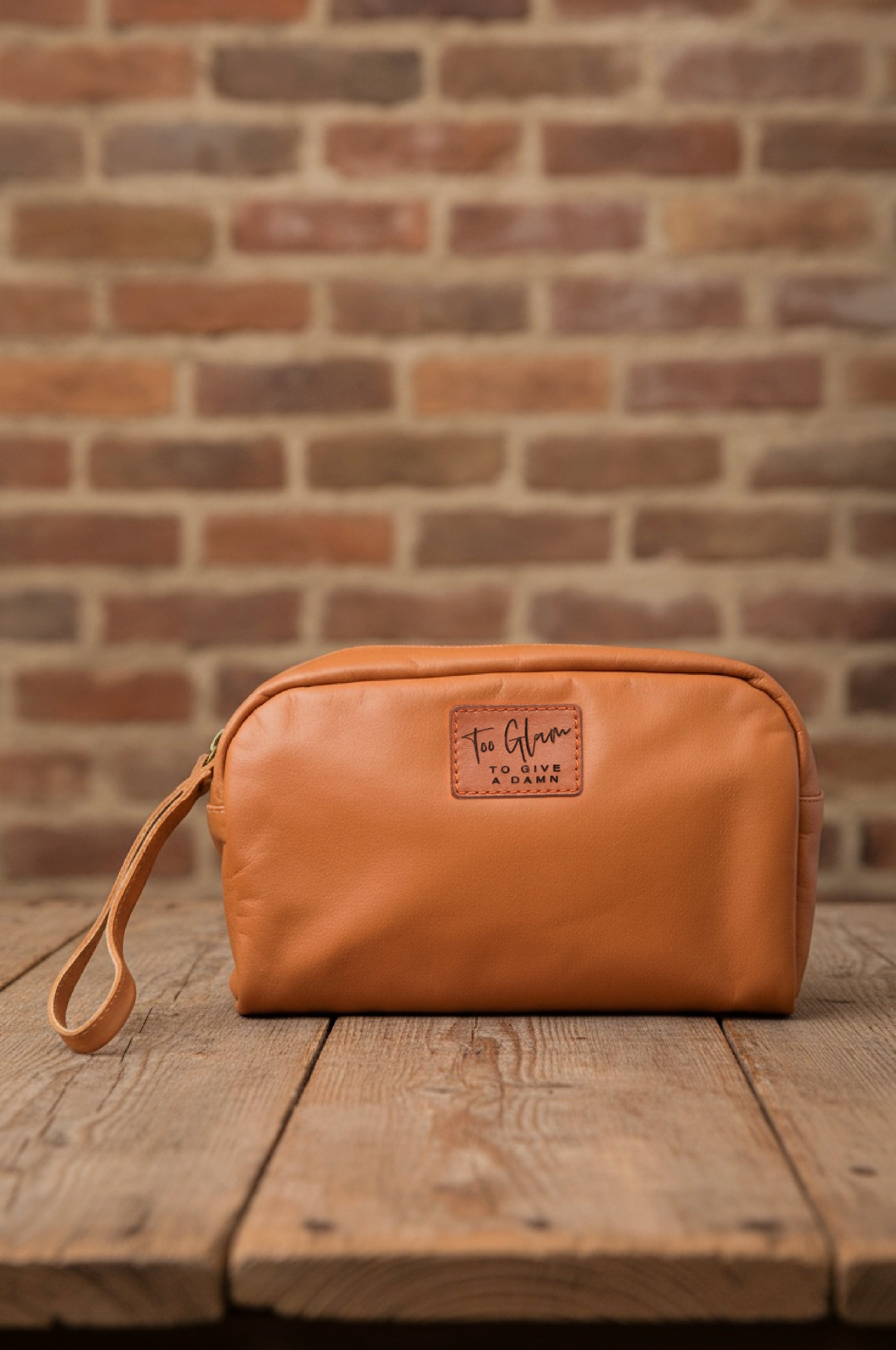 Wander Personalized Leather Cosmetic Bag-4