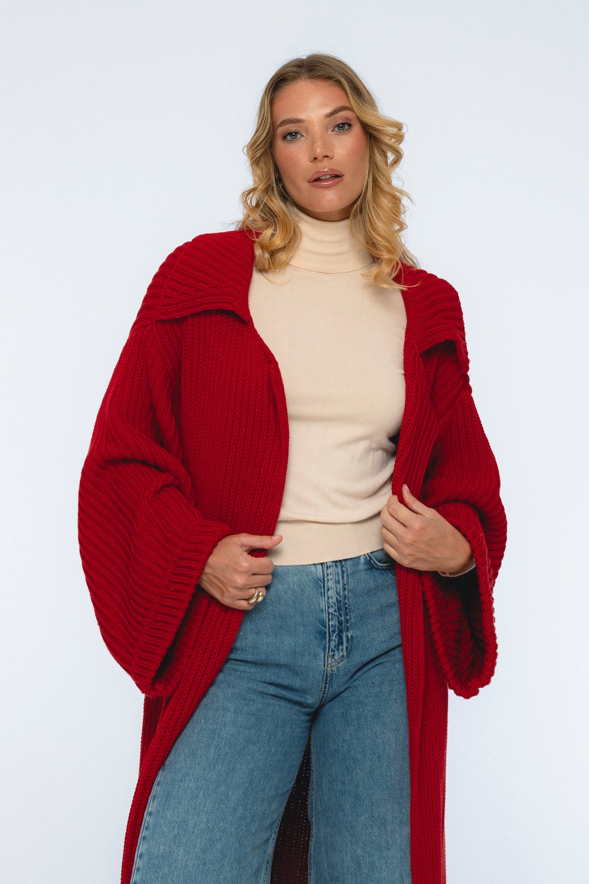 Warm Night Long Knitted Coat-3