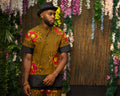 Shirt & Top African Print Royal-0
