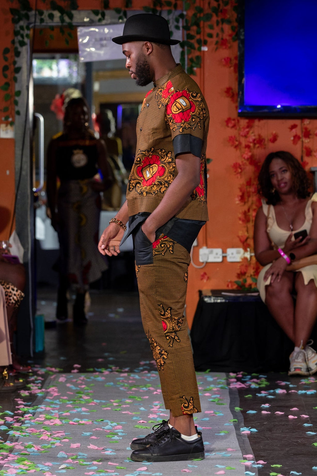 Shirt & Top African Print Royal-2
