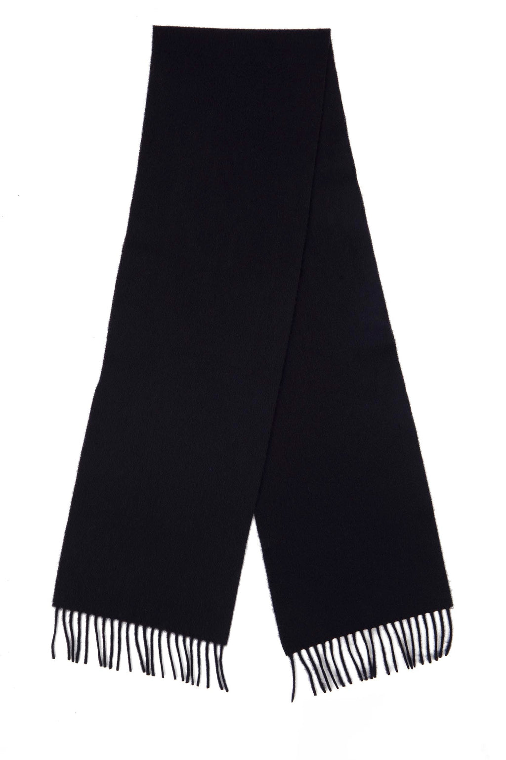 Navy Blue Lambswool Scarf-4