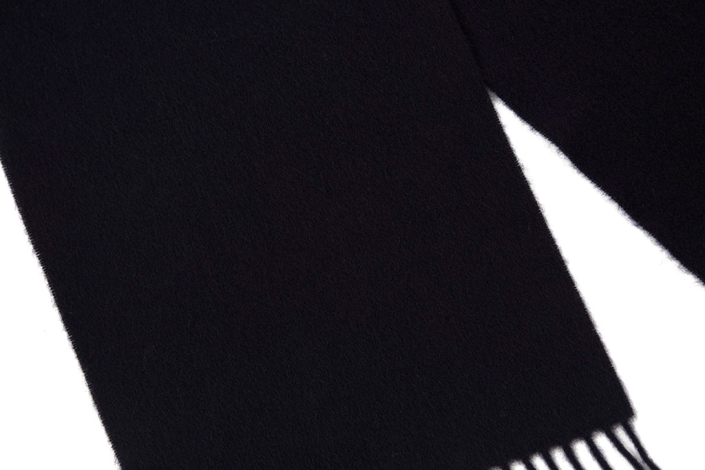 Navy Blue Cashmere Scarf-4