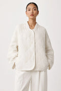 Frostwood Linen Quilted Liner Jacket (syncee)-0