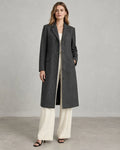 Greywood Linen Single-Breasted Coat (syncee)-0