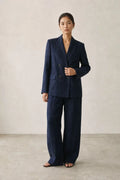 Ridgeline Linen Double-Breasted Blazer (syncee)-0