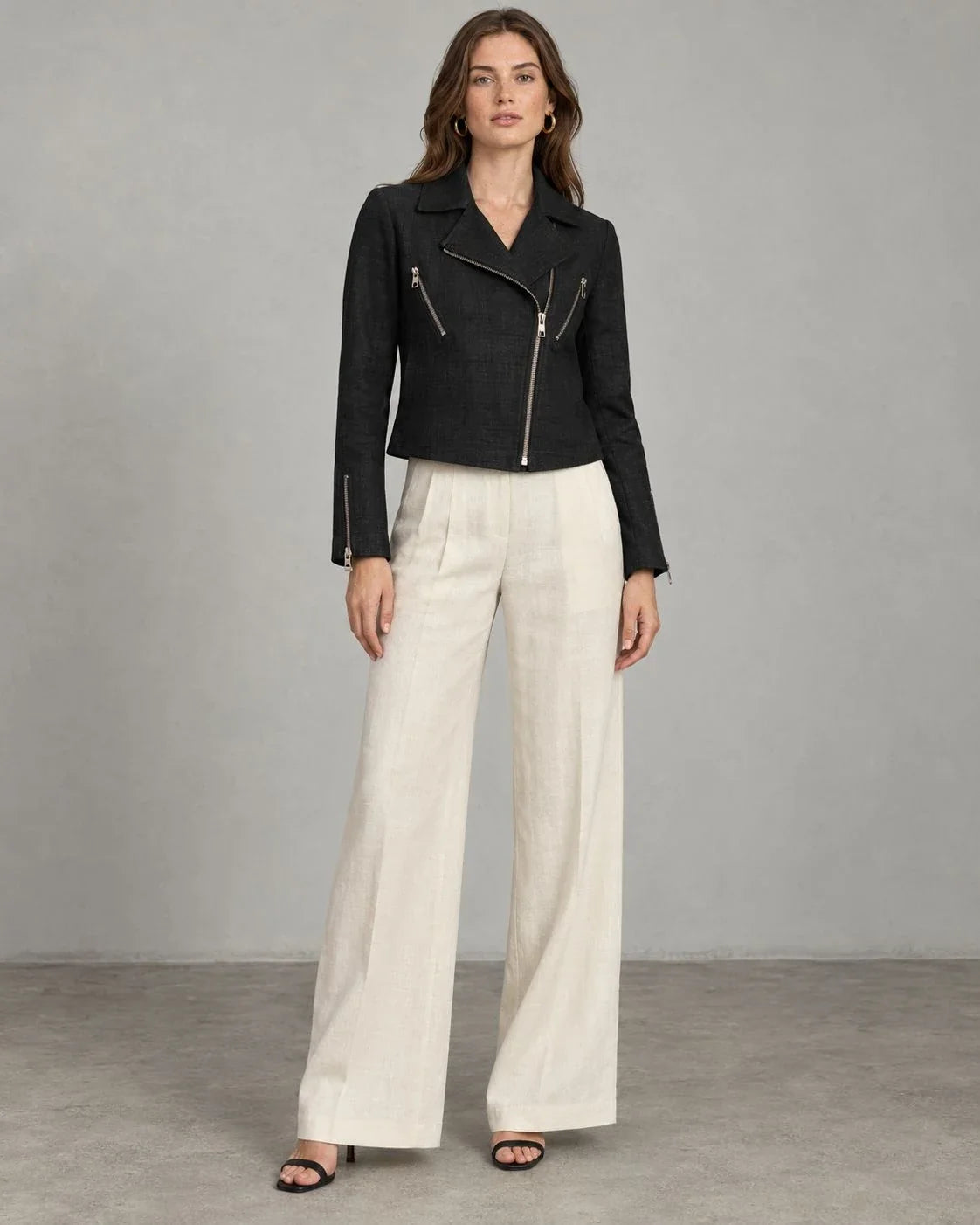 Duskwood Linen Moto-Zip Jacket (syncee)-0