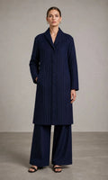 Winterset Linen Quilted Wrap Coat (syncee)-0