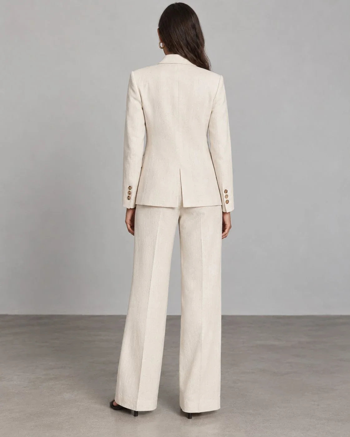 Windmere Linen Single-Breasted Blazer (syncee)-1
