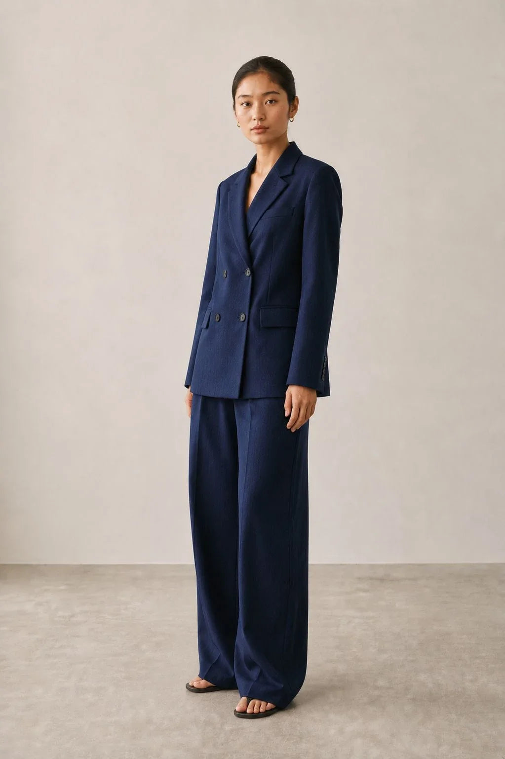 Ridgeline Linen Double-Breasted Blazer (syncee)-2