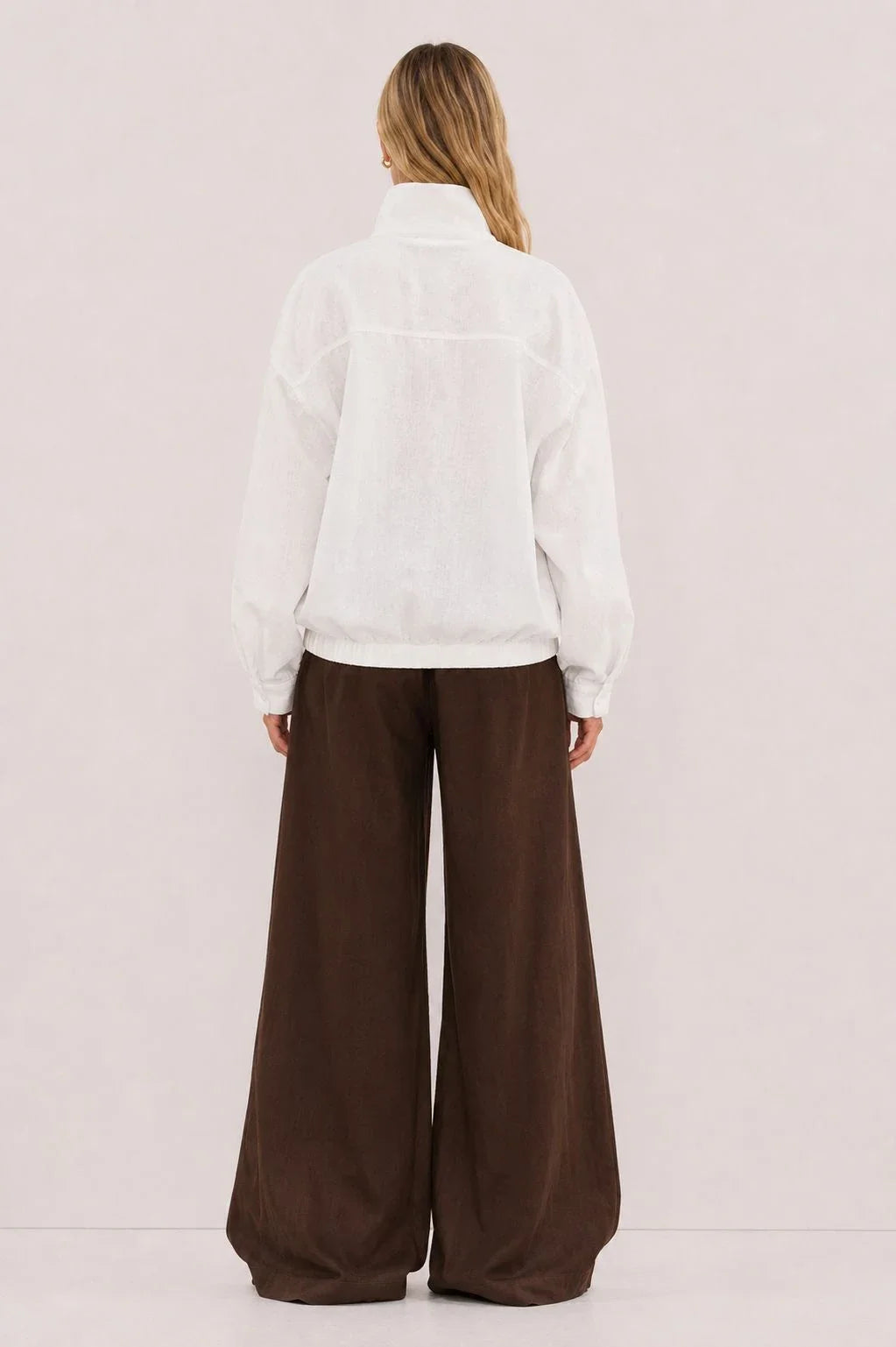 Glacier Linen Bomber Jacket (syncee)-3
