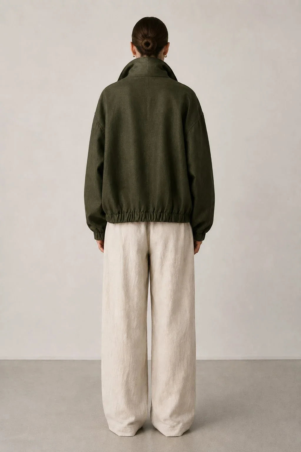 Wildwood Linen Bomber Jacket (syncee)-3