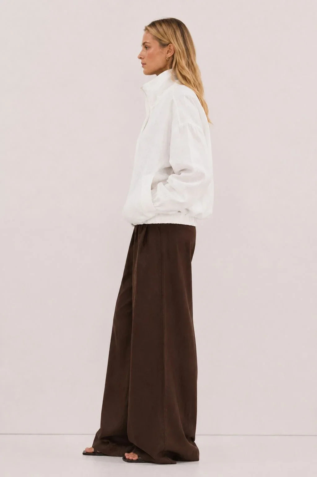 Glacier Linen Bomber Jacket (syncee)-4
