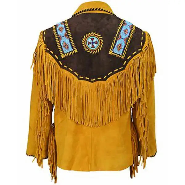 Men's Western Leather Jacket-1