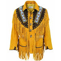 Men's Western Leather Jacket-0