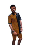 African Fashion Shirt Ankara & Top Fish scale-0