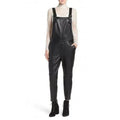 Women’s Leather Romper Leather Jumpsuit-0