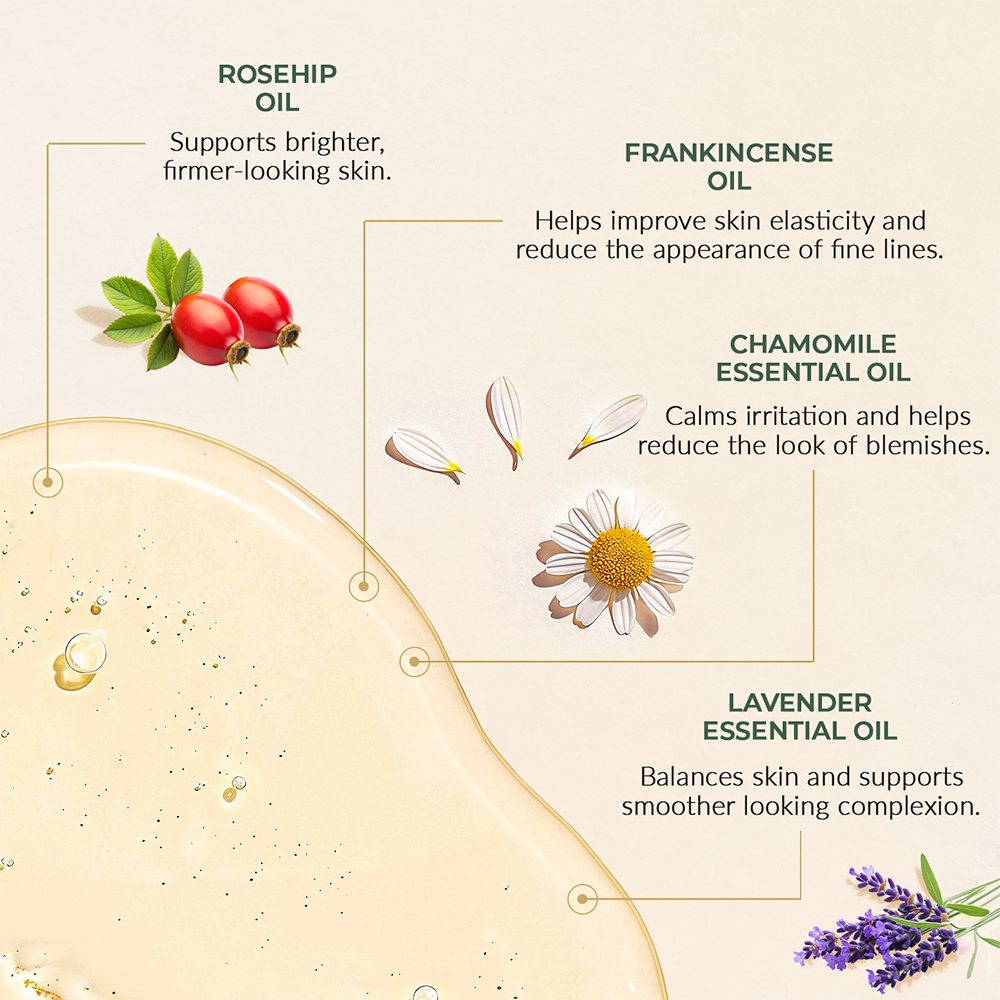 Chamomile Face Oil Serum - Night Renewal for Hydrated, Youthful Glow-2