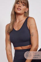 Alice Petite Navy Seam Free Sports Bra