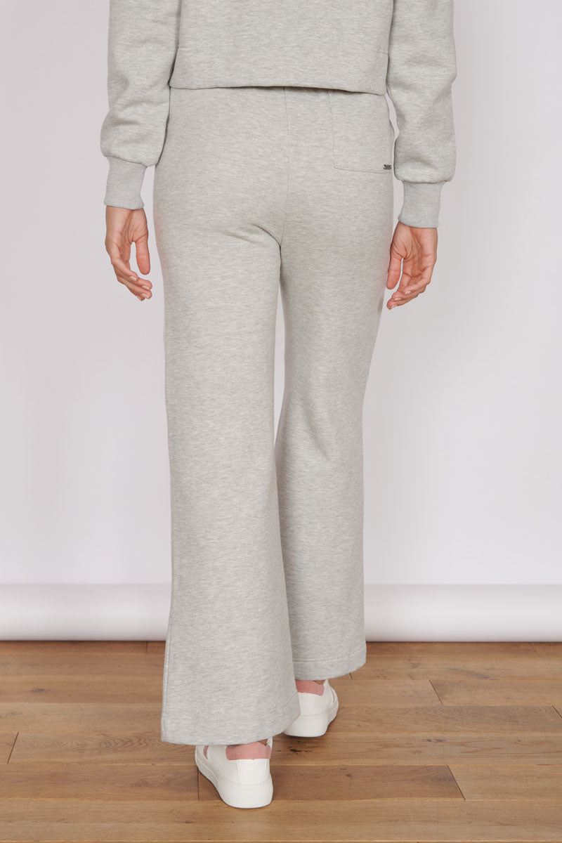 Eleanor Light Grey Loungewear Wide Leg Joggers-3