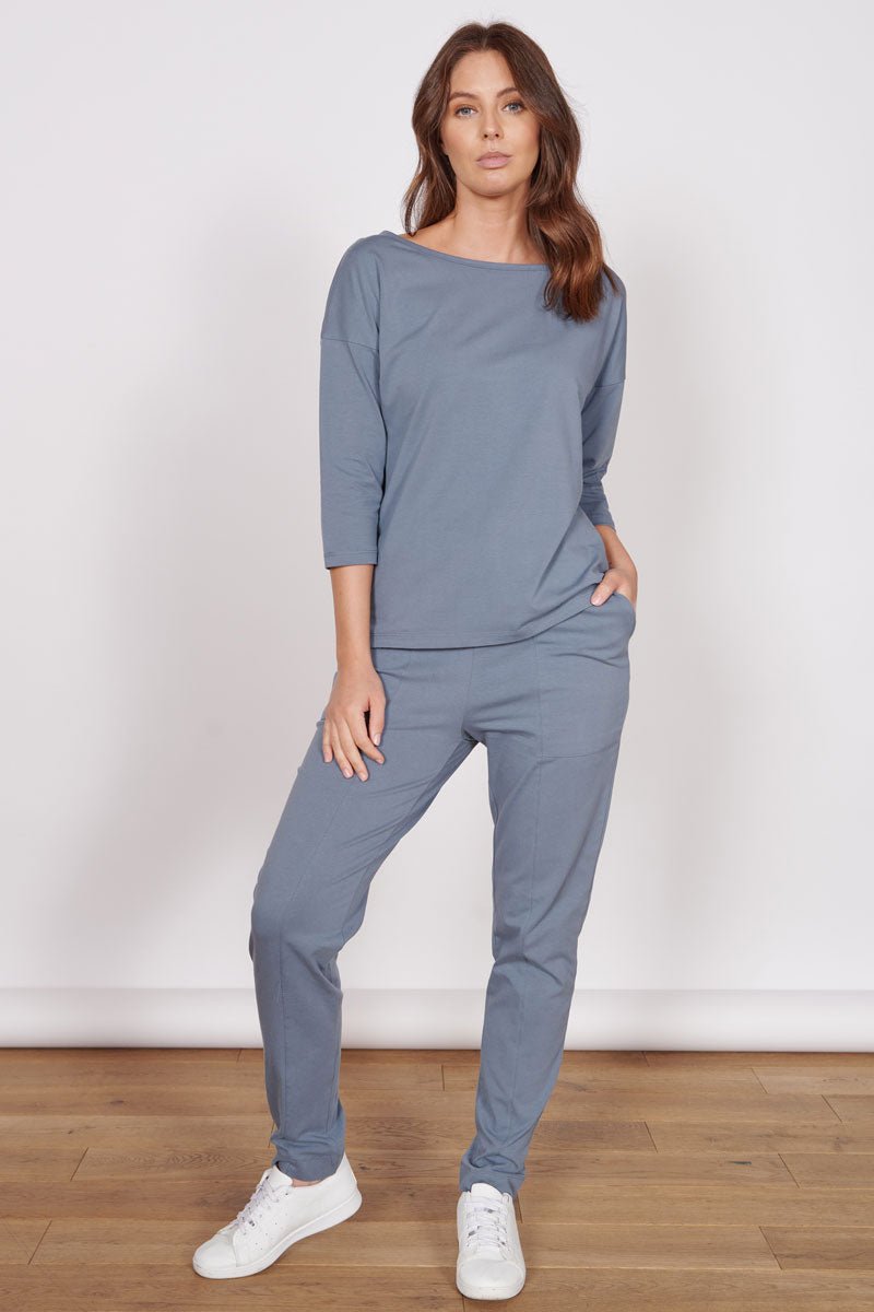 Faith Blue Loungewear Soft Touch Joggers-2
