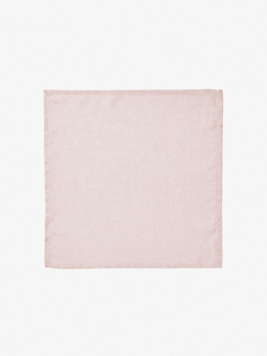 Dusty PInk Linen Napkin Set-2