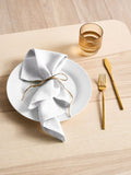 White Linen Napkin Set-0