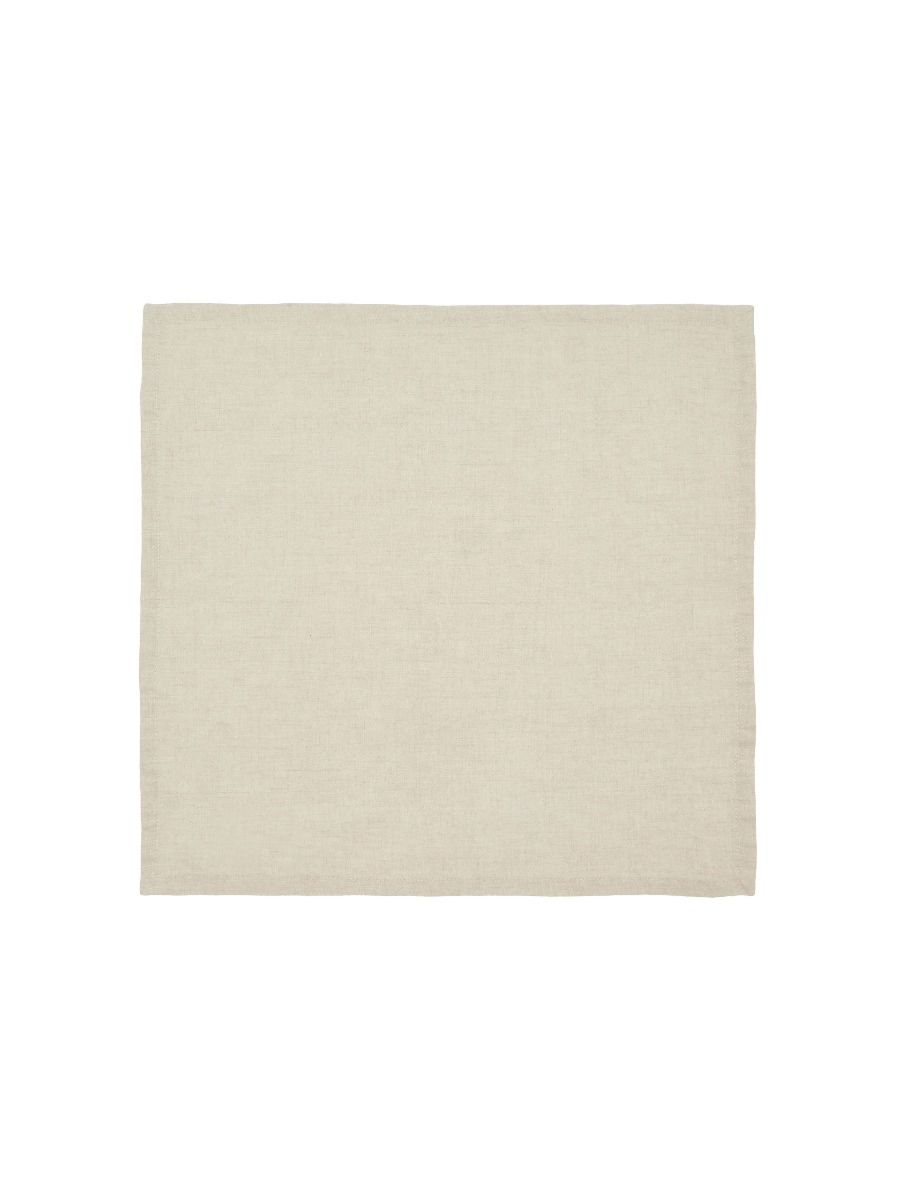Beige Linen Napkin Set-2