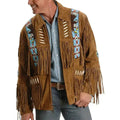 Men’s Suede Western Leather Jacket-0