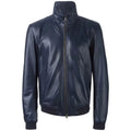 Mens New Original Leather Bomber Jacket-0