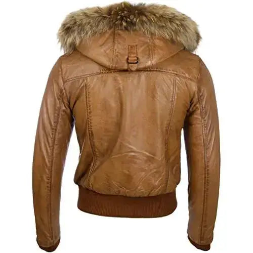 Men’s Nappa Leather Bomber Jacket-2