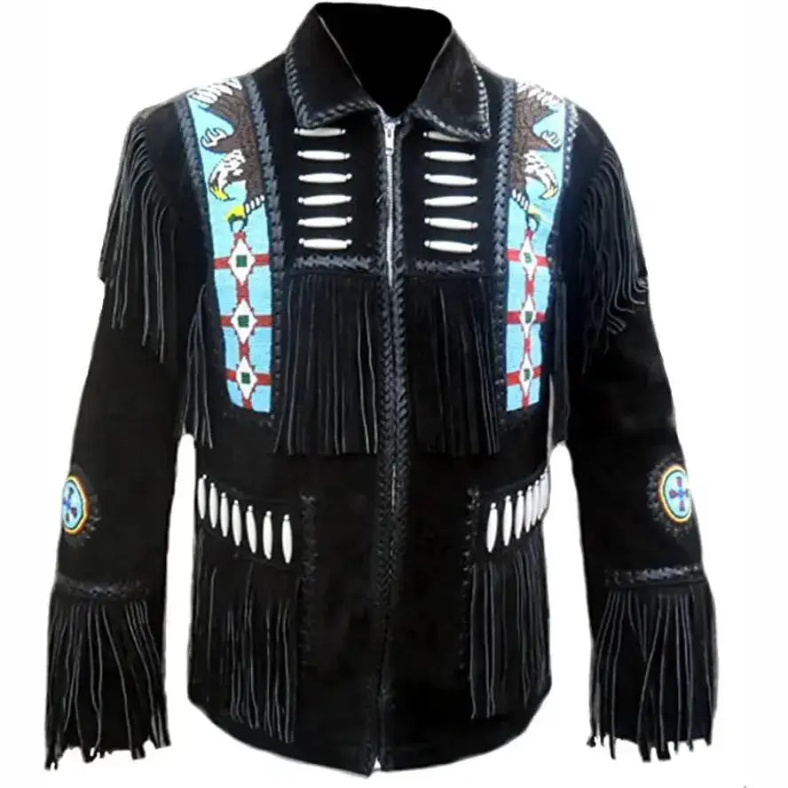Men’s Premium Western Leather Jacket-0