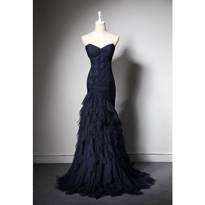The delicate ruched tulle party and bridal dress-2