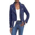 Women’s Nubuck Leather Biker Jacket-0