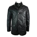 Mens Quilted Leather Celebrity Blazer-0