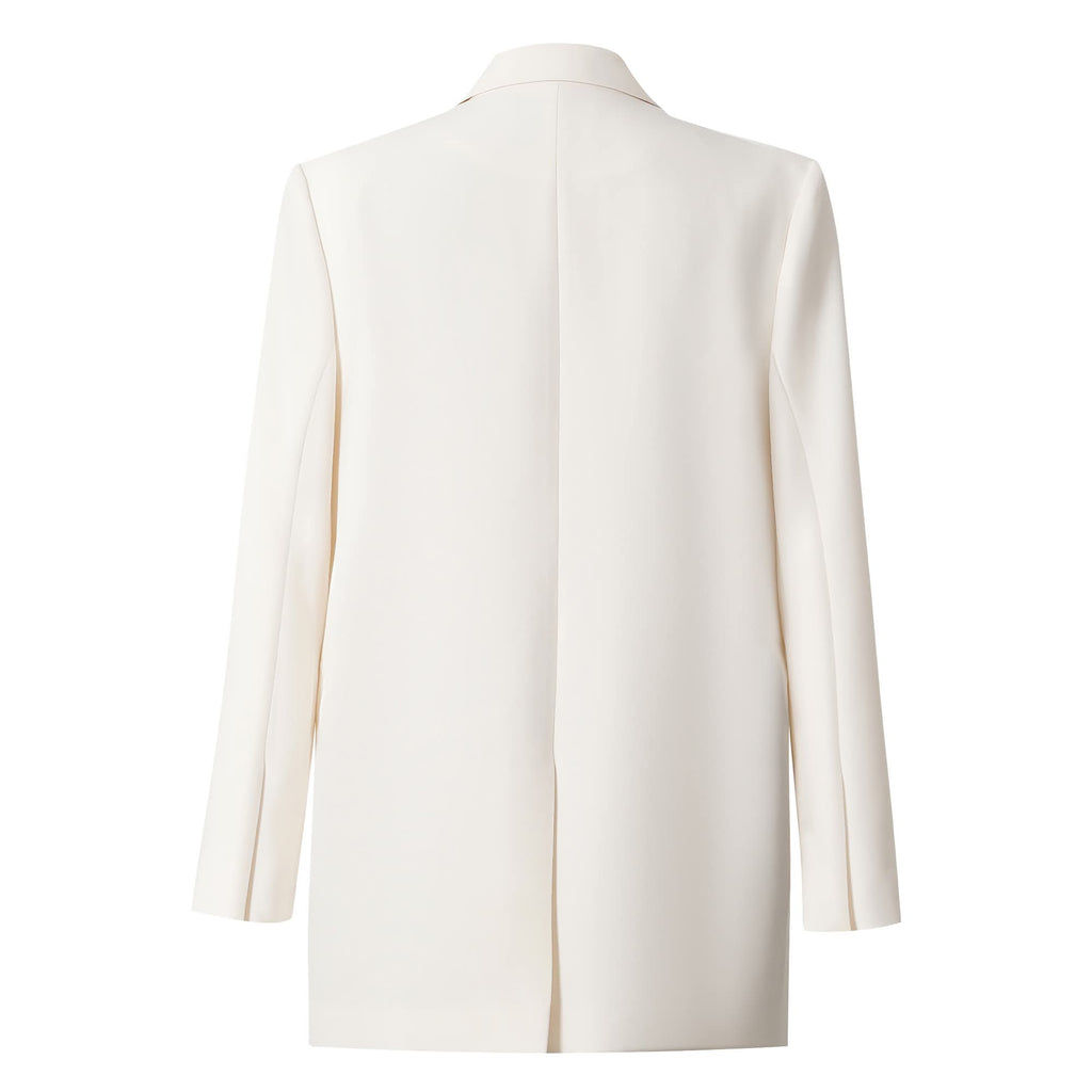 The Perfect Oversized Ivory Blazer-2