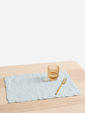 Powder Blue Linen Table Placemat Set-0