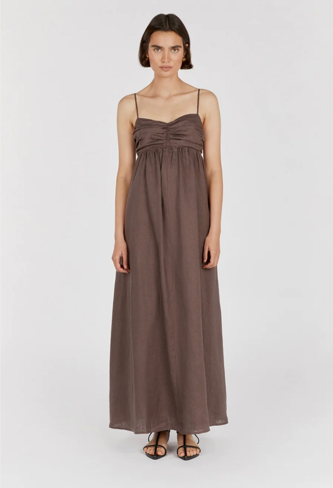 Brown Linen Dress (Copy)-1
