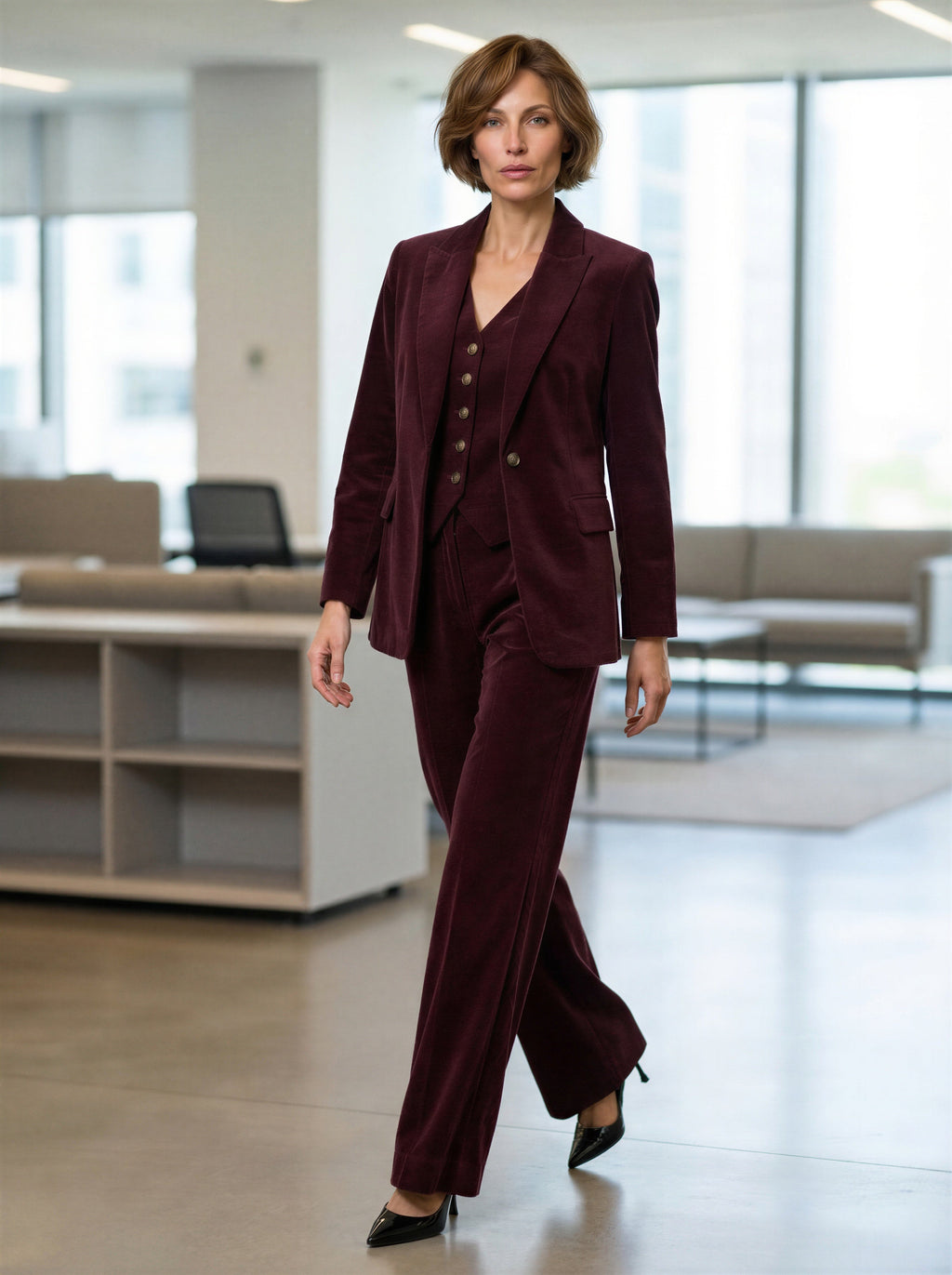 The Velvet Tailored Three-Piece Suit-0