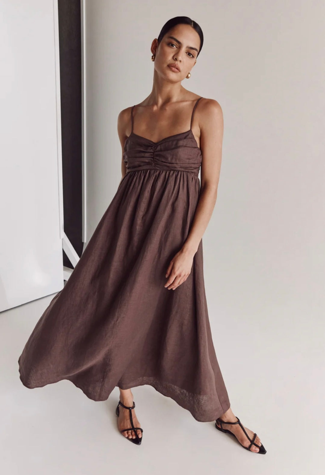 Brown Linen Dress (Copy)-0